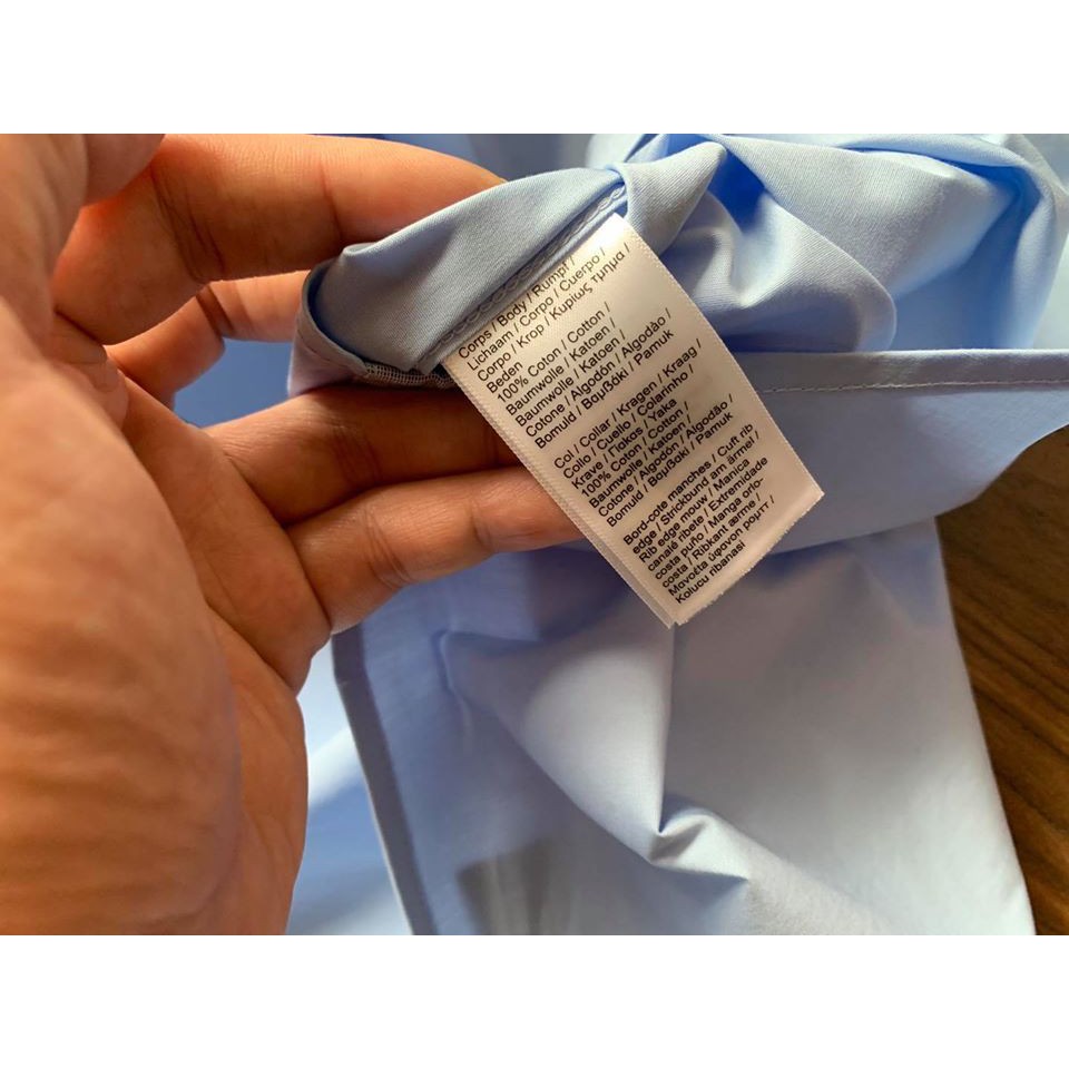 Áo Sơ Mi Lacoste Trơn