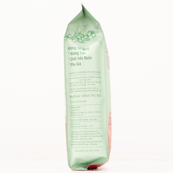 Cà Phê Rang Xay Nguyên Chất 100% (500gr) Ca Fe nguyên chất đậm vị pha phin Duy Quang | BigBuy360 - bigbuy360.vn