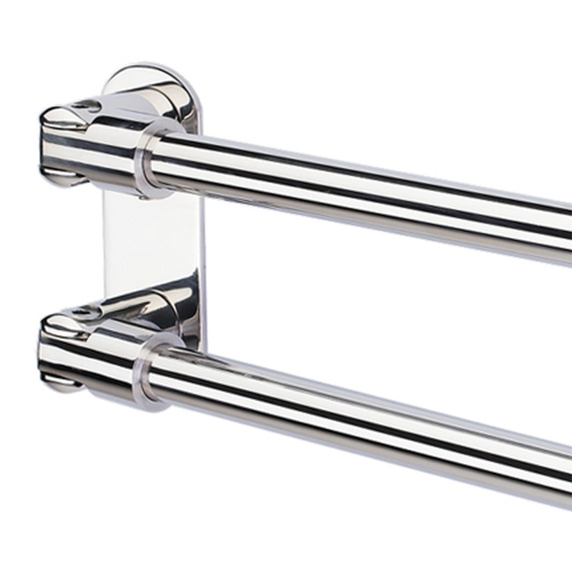 Thanh máng khăn đôi BAO Inox BN140 sáng bóng theo thời gian, không lo hỏng hóc