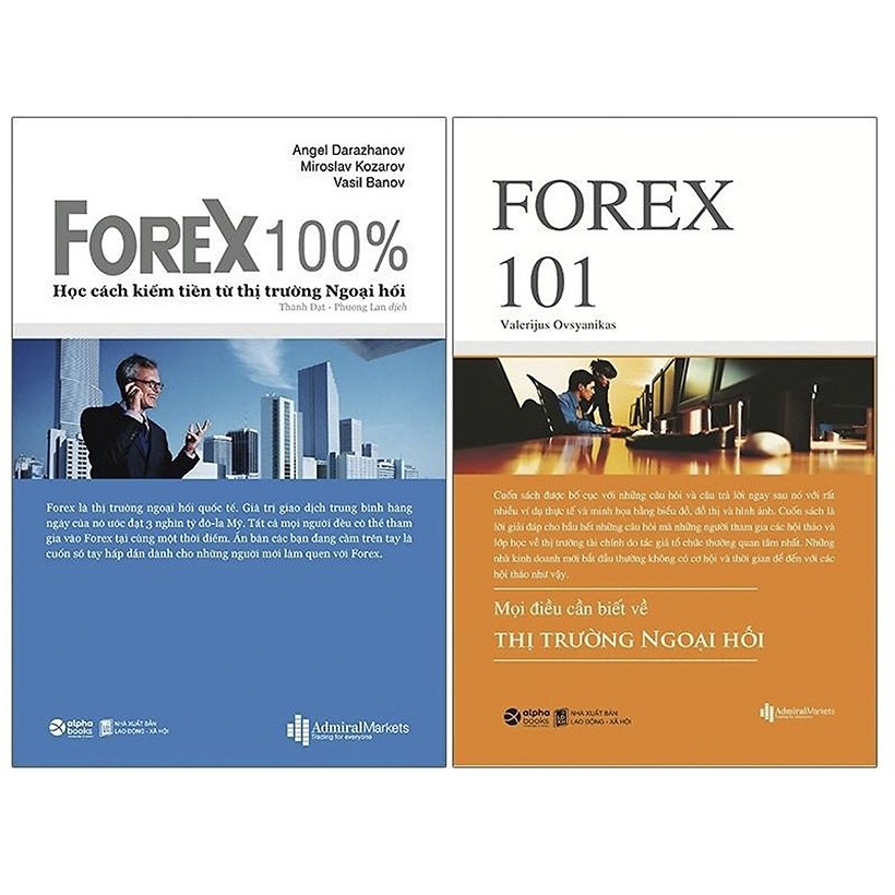 Sách - (Combo 2 cuốn) - Thị trường ngoại hối: Forex 100% và Forex 101