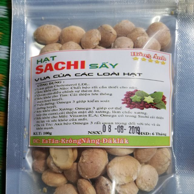 100g SACHI NHÂN SẤY CHỈ VIỆC ĂN