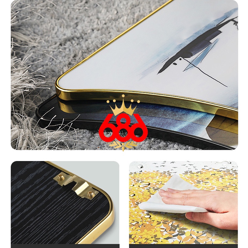 Đồng Hồ Treo Tường Tranh Trang Trí Mẫu Đồng Hồ Tranh 2022 Bộ 3 Tranh Tráng Gương Phong Cách Bắc Âu Hiện Đai Tối Giản