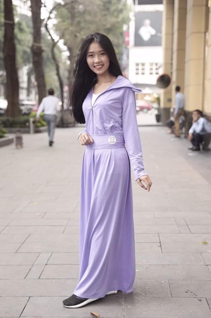 Áo chống nắng thông hơi nữ (kèm quây free sz từ 43-60kg)
