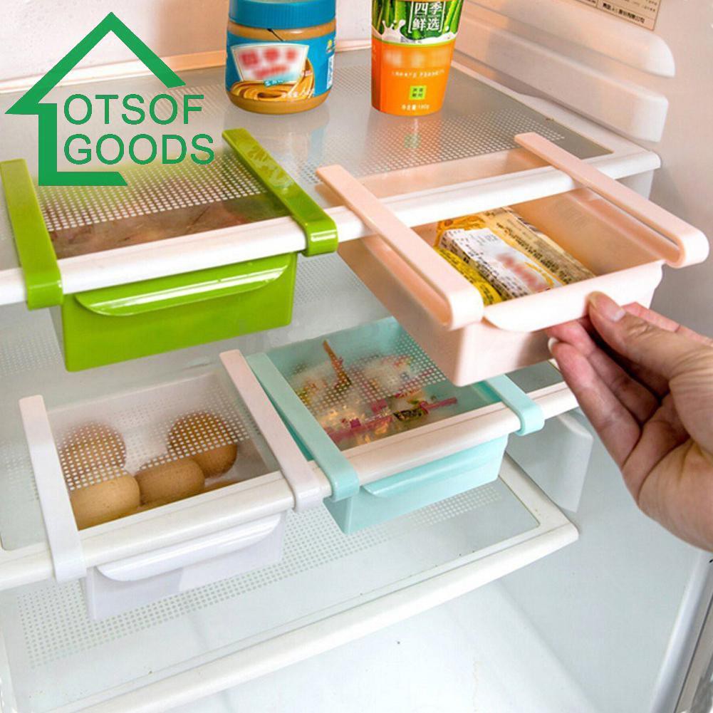 Slide Kitchen Fridge Space Saver Storage Rack Shelf