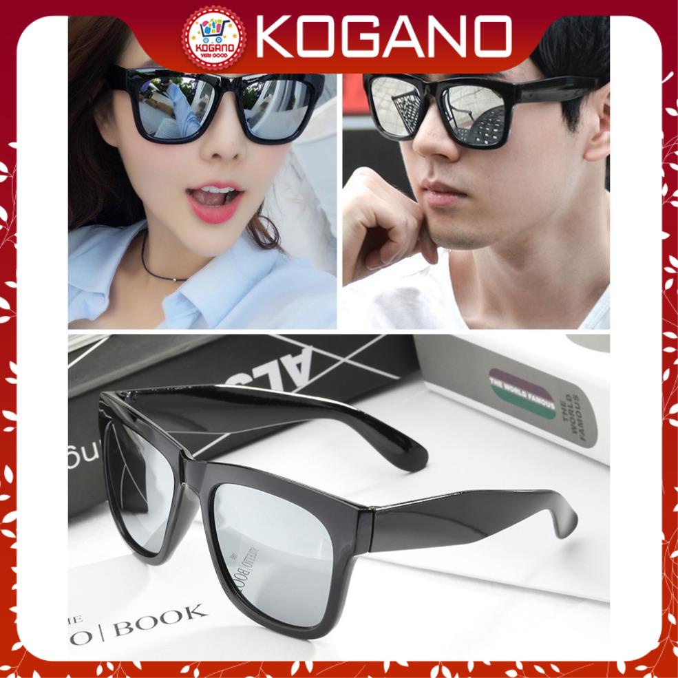 Kính Mát Nam Nữ KOGANO Kính Thời Trang Nam Nữ Mắt Tráng Gương Chống Tia UV FA-001010