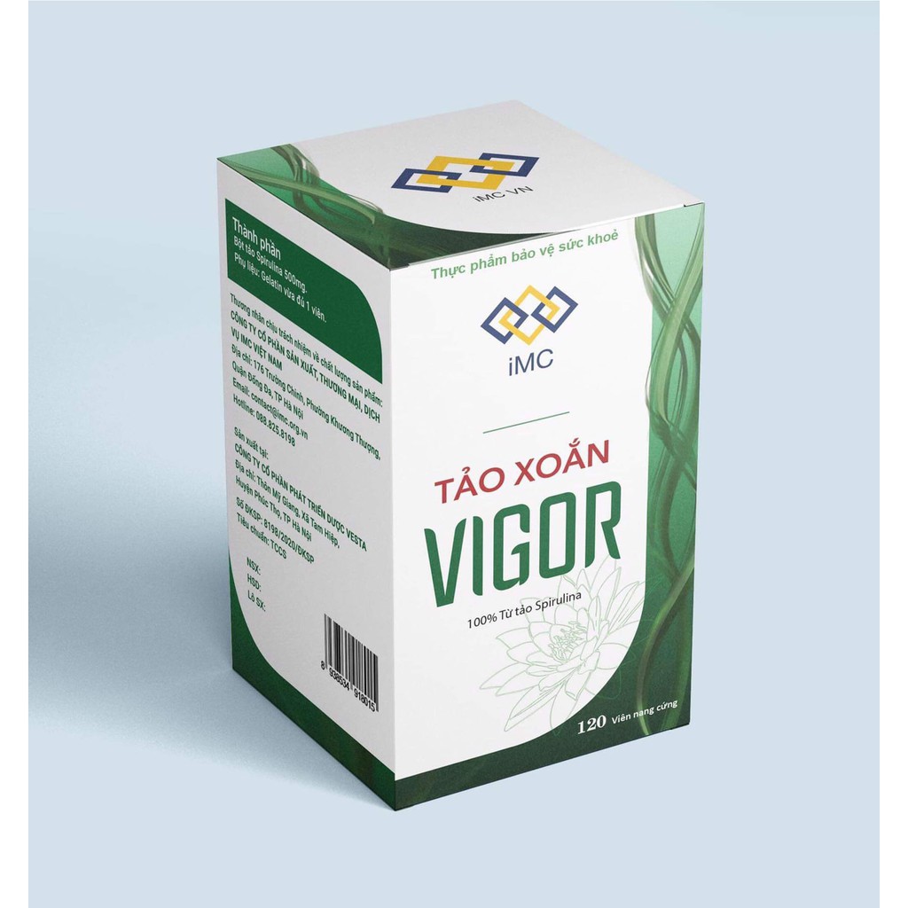 VIGOR Tảo xoắn (viên nang) (tặng bản đồ thần số học)