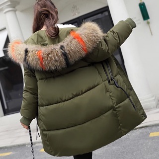 Áo khoác phao cổ lông, đồ cho bé
