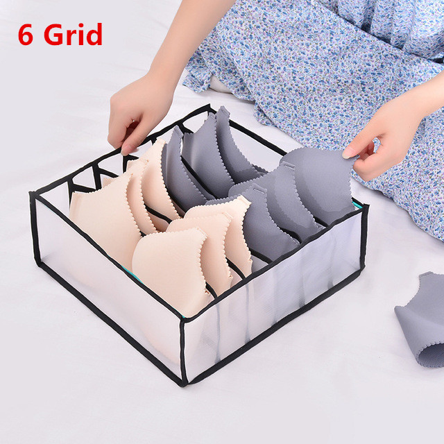 Hộp Đựng Đồ Lót/Vớ/Cà Vạt Nhiều Ngăn Tiện Lợi