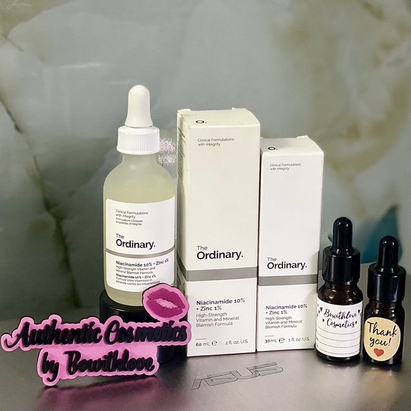 Serum The Ordinary Niacinamide 10% + Zinc 1% Kiềm Dầu Se Khít Lỗ Chân Lông Hỗ Trợ Giảm Mụn Và Thâm