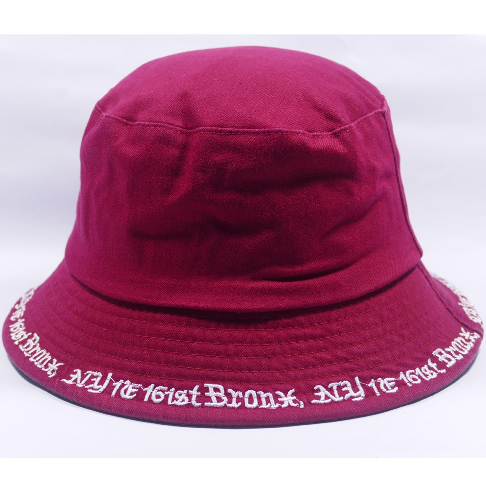 Nón bucket 2 mặt jean loang cá tính thêu chữ NY - Chất liệu vải Jeans oát mềm thích hợp cho nam và nữ