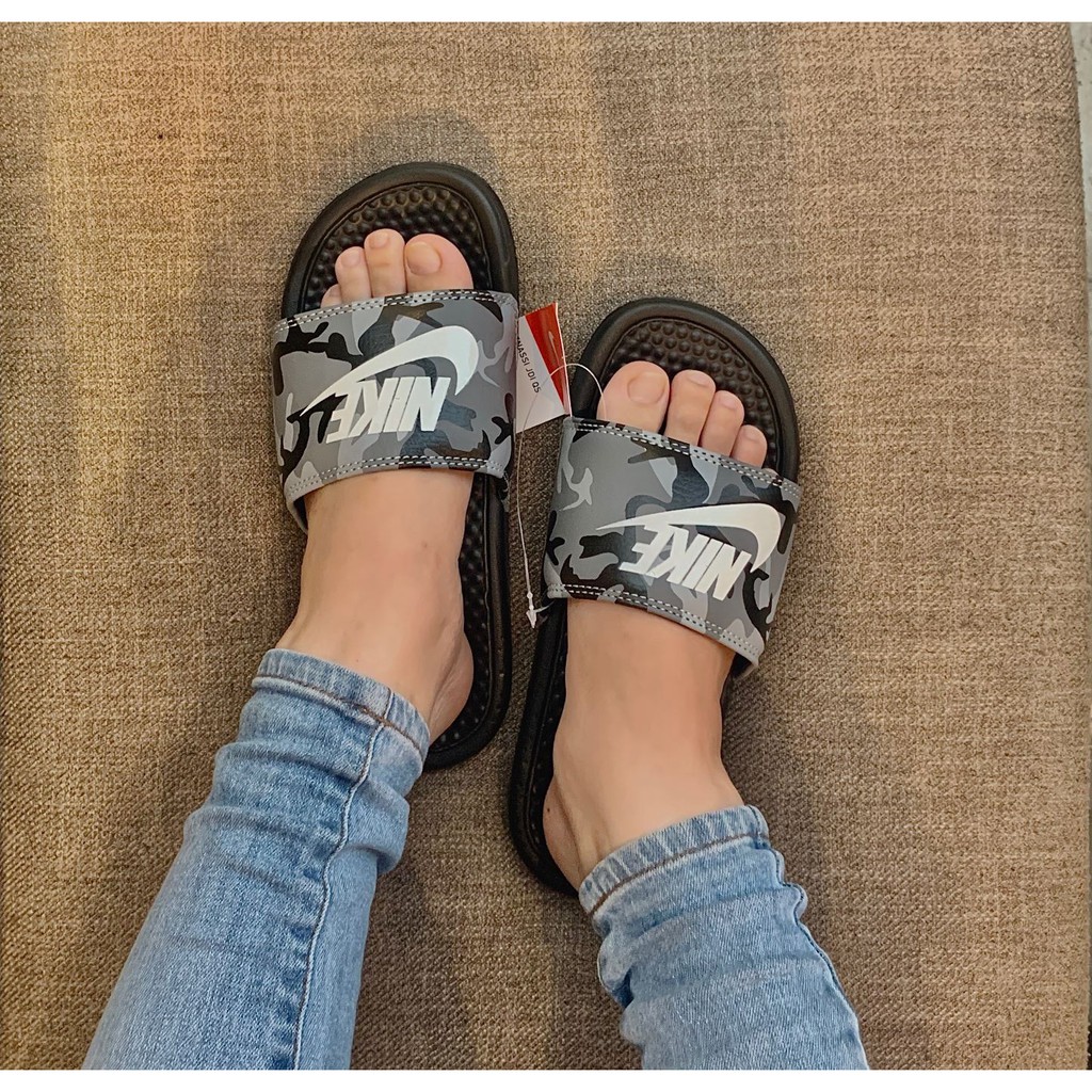 tặng hộp - dép nike quai ngang dành cho nam nữ size 36-45