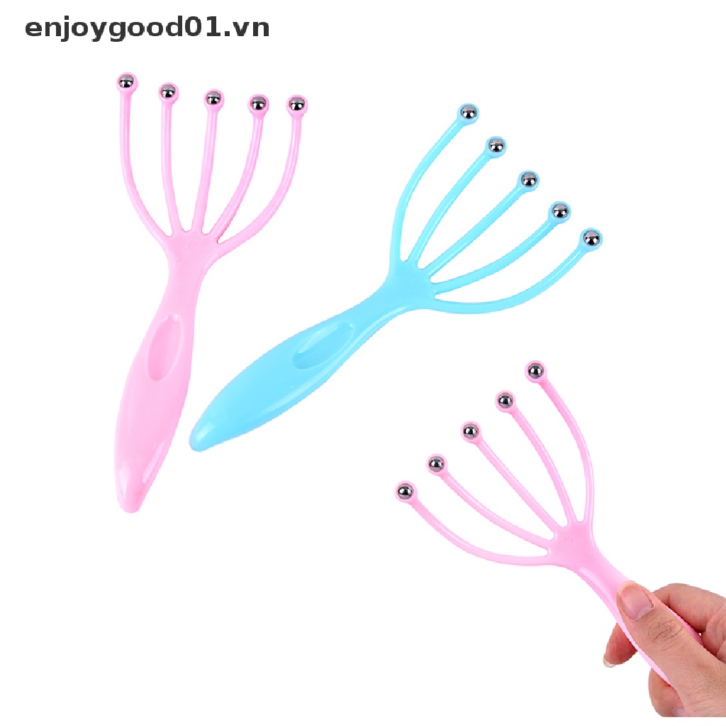 (Hàng Mới Về) 5 Dụng Cụ Mát Xa Ngón Tay Bằng Thép