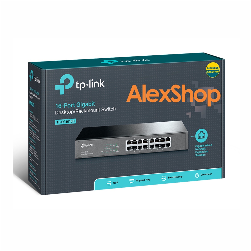 [Chính Hãng] Bộ Chia Mạng Vỏ Thép TP-Link SG1016D Switch 16 Cổng Gigabit