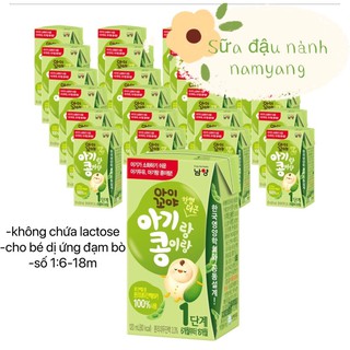 sữa đậu nành namyang số 1 Hàn Quốc cho bé 6-18m