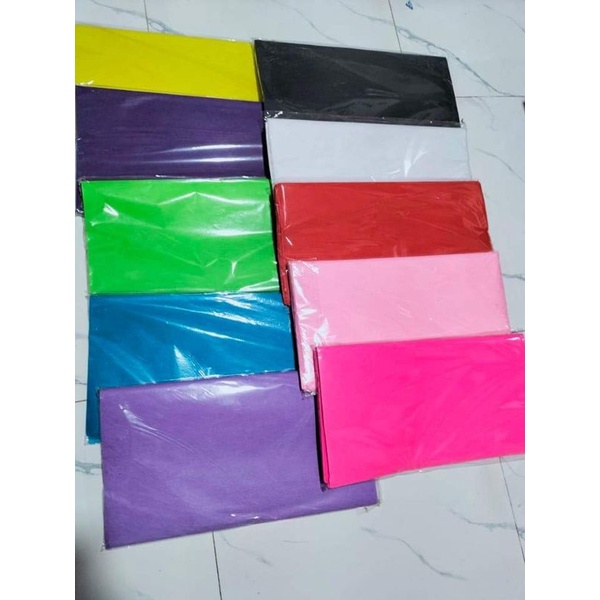 50 tờ mếch dày dùng gói hoa, trang trí