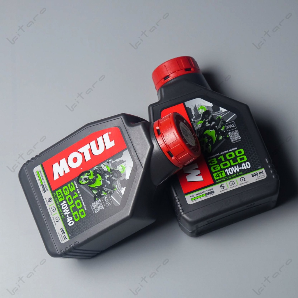 Nhớt Xe Máy Cao Cấp Motul Gold 3100 10W40 800ml