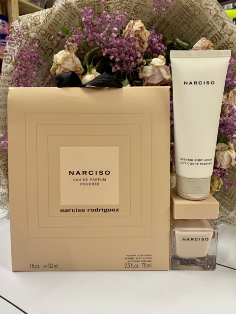 Set nước hoa narciso 30ml + lotion 75ml