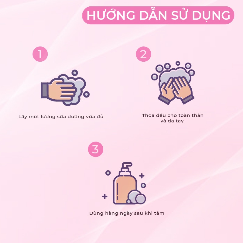 Kem Body Trắng Da Nâng Tone 3W Clinic Hàn Quốc Crystal White Milk Lotion giúp da trắng sáng và dưỡng ẩm 150ml