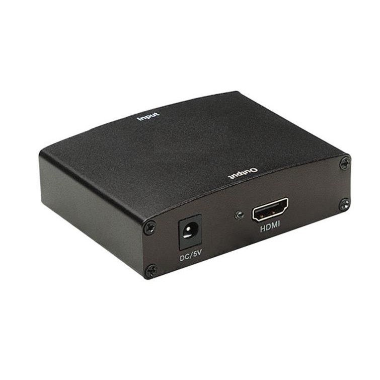 Hộp chuyển VGA -&gt; HDMI ZQ 003, hộp chuyển tín hiệu từ máy tính cổng VGA sang màn hình máy chiếu cổng HDMI có xài nguồn