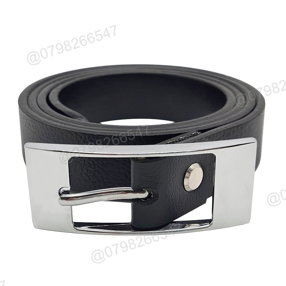 Thắt lưng học sinh DHM-261 | Khoá kim trắng thời trang bản nhỏ 2.3cm | Bảo hành 12 tháng