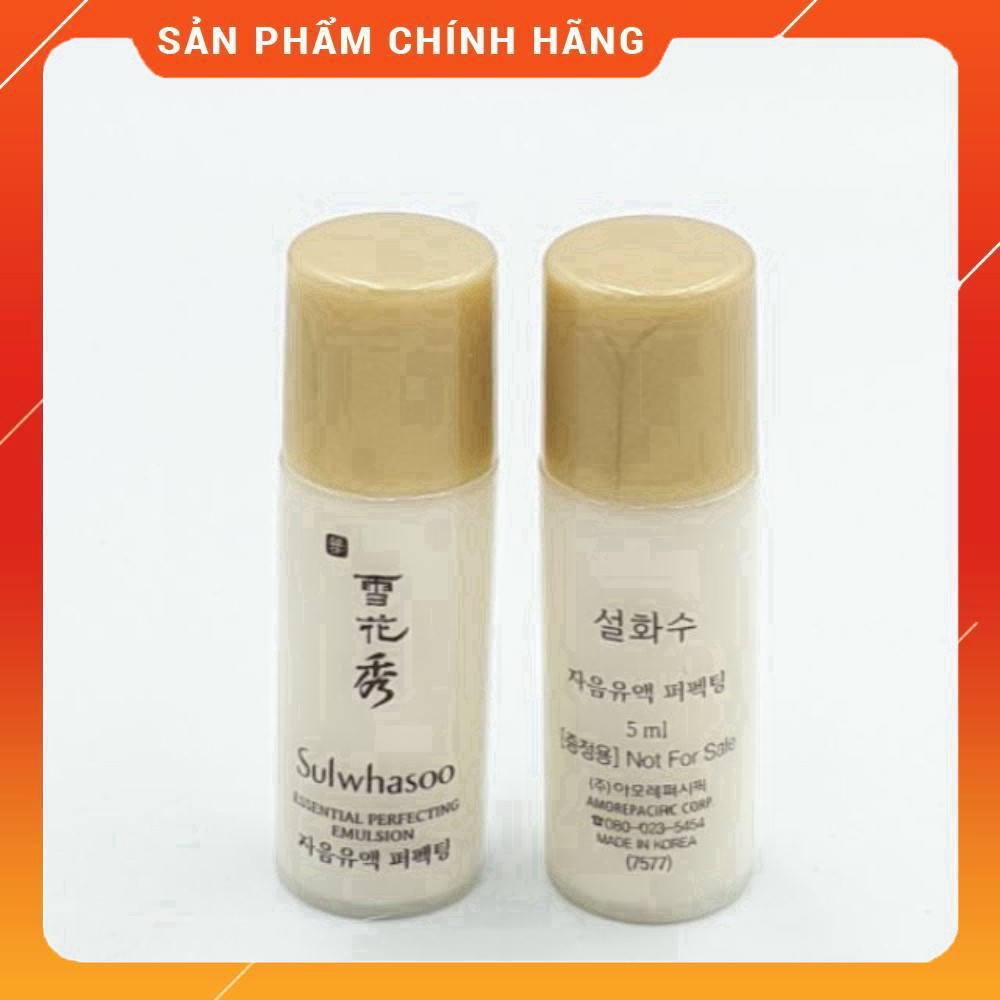 [Mini] Sữa dưỡng Sulwhasoo Essential Emulsion 5ml chuyên dưỡng ẩm và nâng cơ săn chắc da