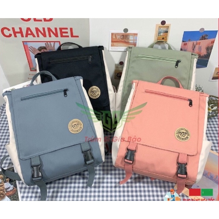 Balo nữ đi học giá rẻ ulzzang thời trang Hàn Quốc , túi xách nữ đẹp hàng cao cấp , cặp sách dễ thương cho sinh viên.