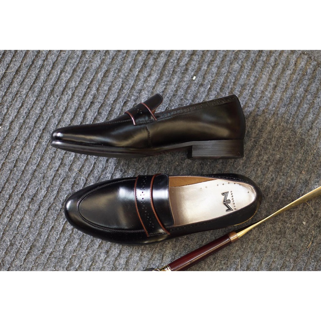 GIÀY DA NAM - DA BÒ THẬT 100% NS051d