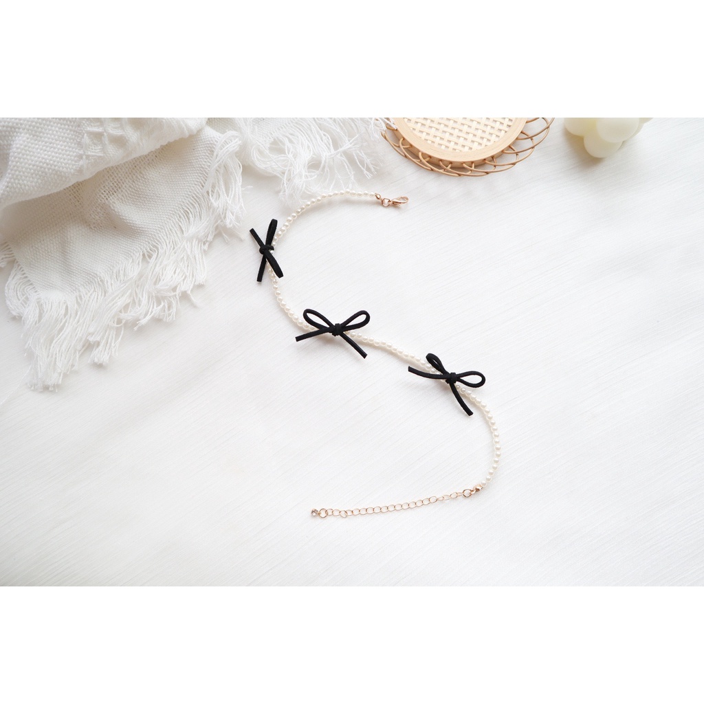 Choker chuổi ngọc xinh xắn A-ck153 Mayconner