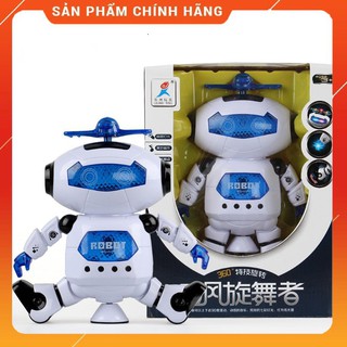 Đồ Chơi Robot Biết Xoay 360 Độ, Biết Di Chuyển, Múa, Phát Nhạc & Sáng Đèn (Hàng chính hãng)