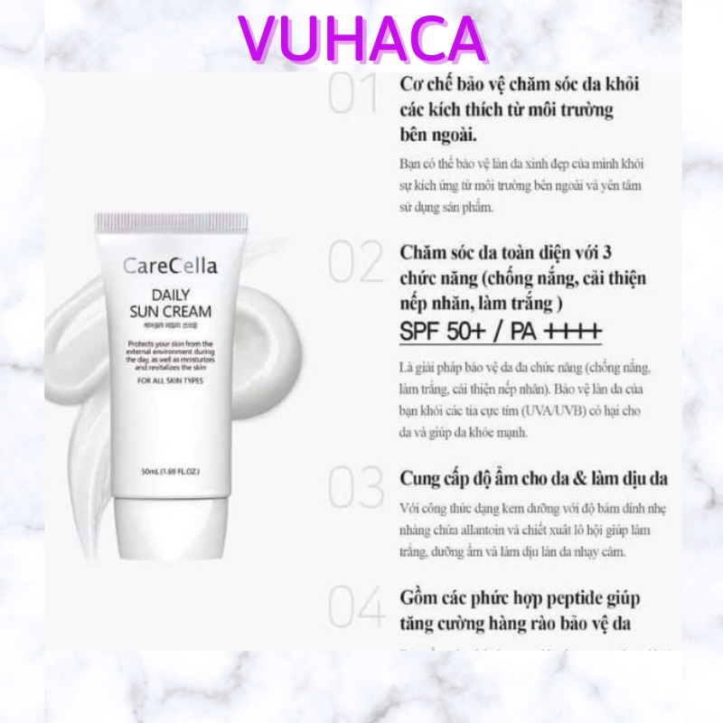 Kem chống nắng CareCella Gcoop Hàn Quốc