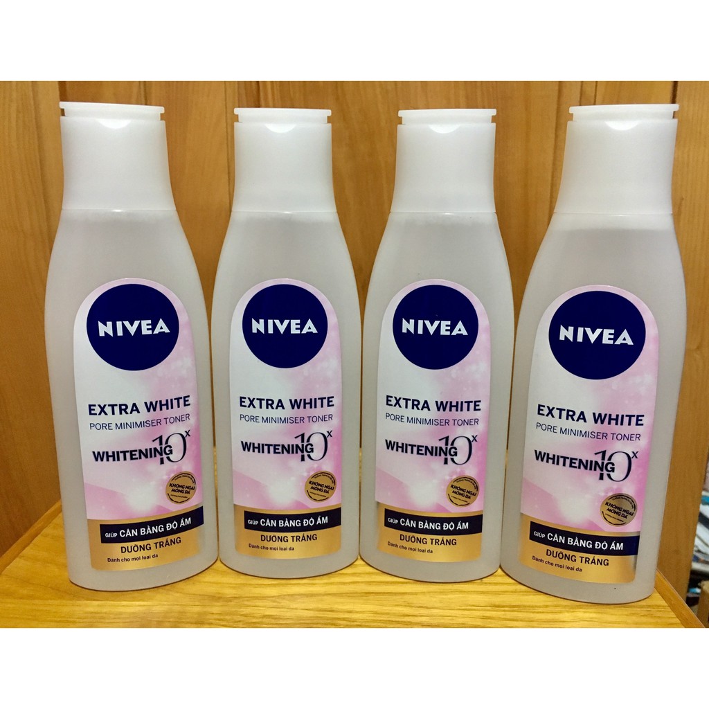 Nước Hoa Hồng Dưỡng Trắng Da Nivea dành cho mọi loại da 200ml hàng chuẩn