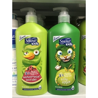 Sữa tắm Suave kids 3in1 hương táo 532ml
