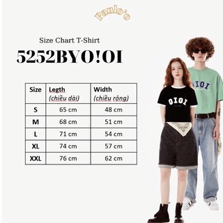 Áo thun brand Hàn 5252byO!Oi( tặng kèm sticker theo hãng )