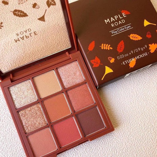 BẢNG PHẤN MẮT ETUDE HOUSE PLAY COLOR EYES 9 Ô CHILLY MOON, TULIP DAY, MUHLY ROMANCE, ROSE CRUSH, SAND HILL