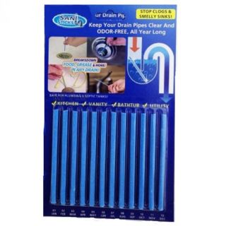Sani trị tắc nghẽn bồn rửa(hộp 12 que)
