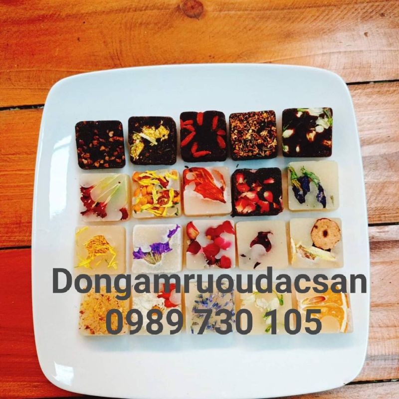 TRÀ HOA ĐƯỜNG PHÈN MIX VỊ 1KG đường tan hoa nở