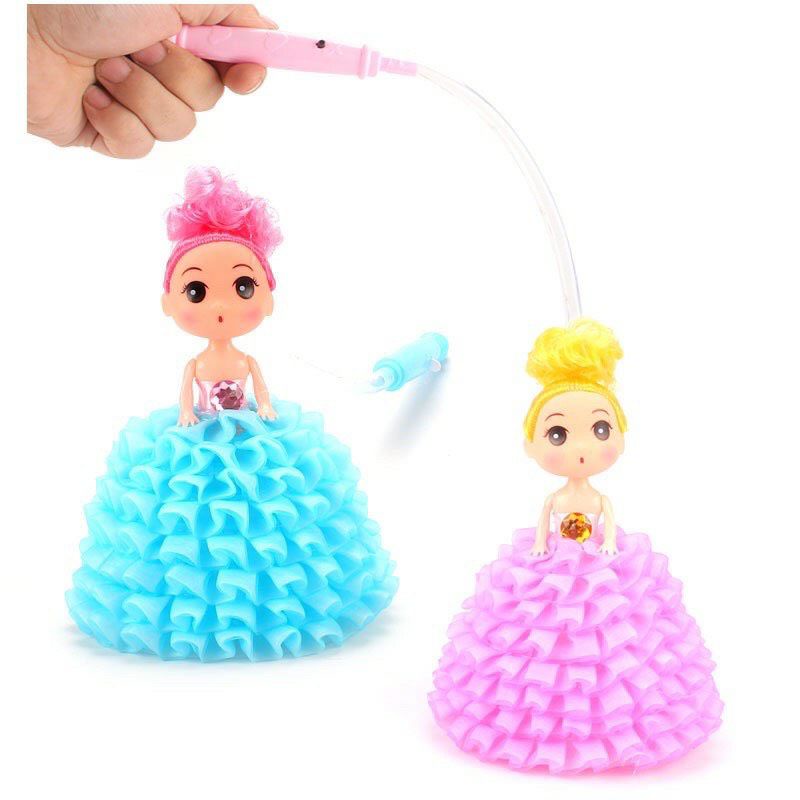 Đồ chơi Trung thu, Đèn lồng hình búp bê barbie phát sáng, quà tặng cho bé