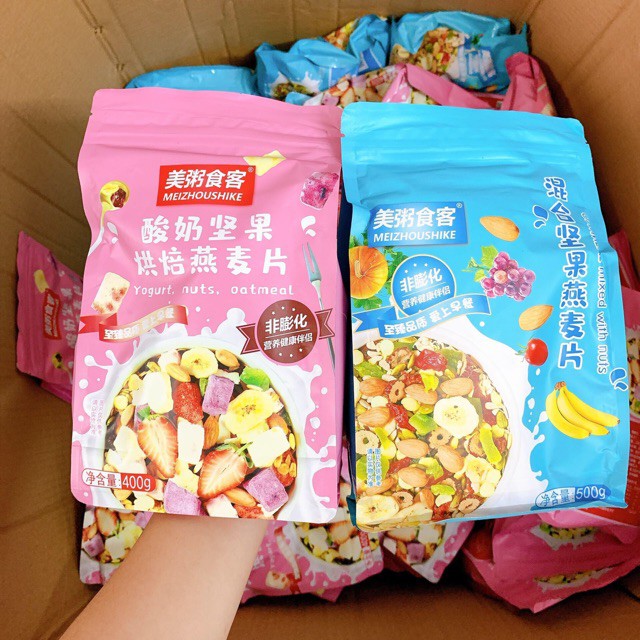 [ CÓ SẴN ]Ngũ Cốc Sữa Chua, Ngũ Cốc Giảm Cân túi 400g – 500g