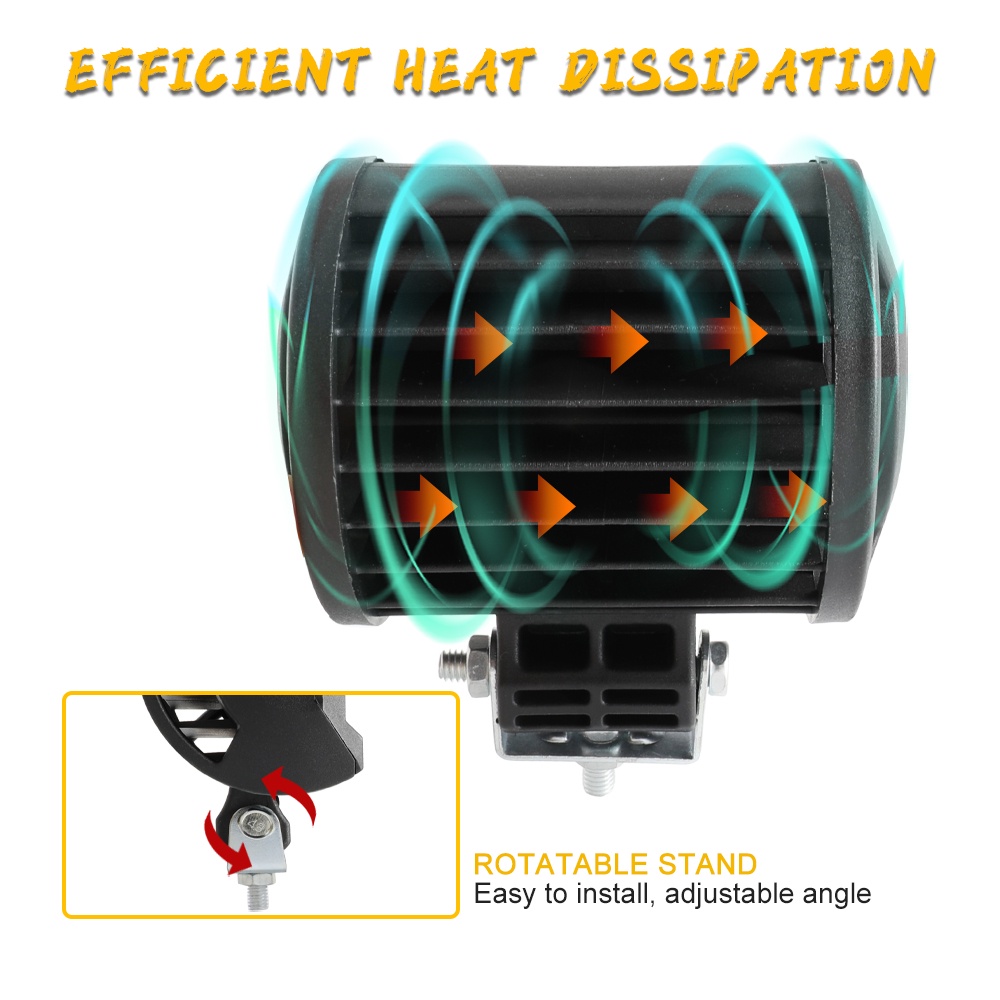 Đèn Led Khối Lập Phương 4Inch 60W T10 Dùng Để Trang Trí Xe Hơi
