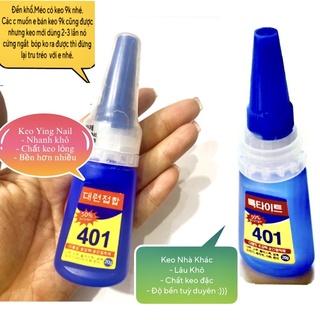 Keo 401 Mau Khô-Ko Bị Đặc