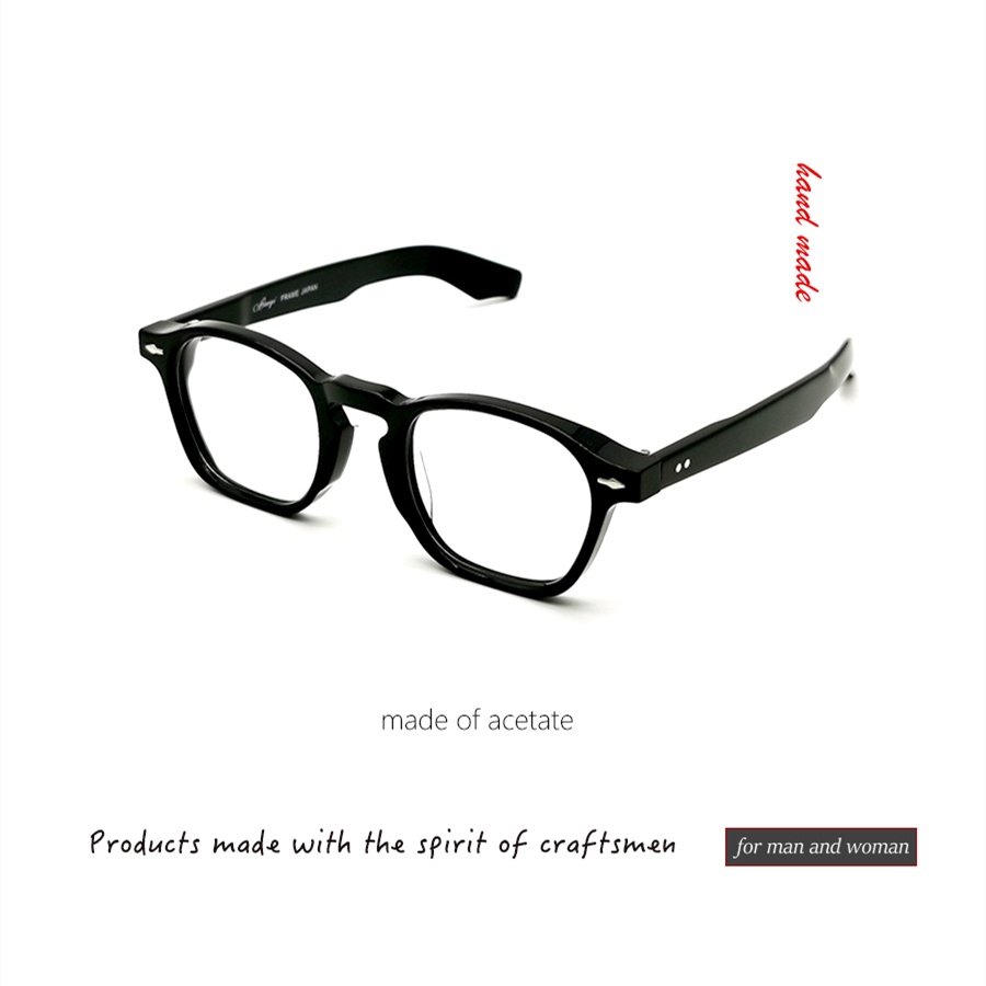 Mắt Kính JACQUES Acetate 2022 Gọng Vuông Trung Bình NN0034 Thời Trang Mới Cho Nam Và Nữ
