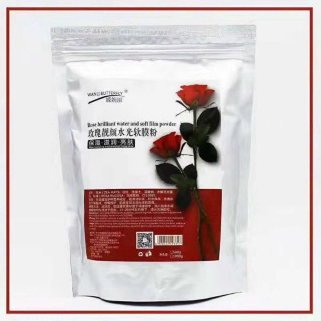 Mặt nạ hoa hồng đỏ  dưỡng trắng da