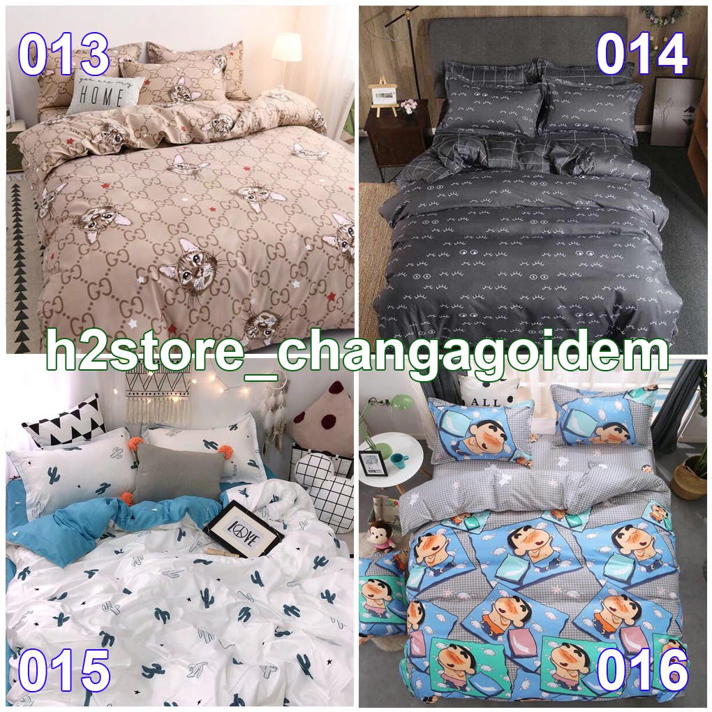 Bộ chăn ga gối cotton poly hàn quốc mới nhất | BigBuy360 - bigbuy360.vn