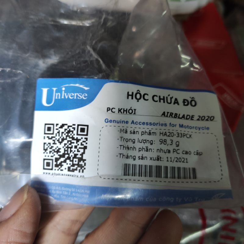 Hộc Đựng Đồ Xe AB AirBlade 2013-2022 Chính Hãng