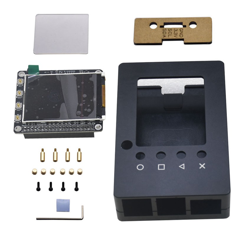 Khung Nhôm Chất Lượng Cao 2.4 Inch Cho Raspberry Pi 4b / 3b / 2b / B / A | BigBuy360 - bigbuy360.vn