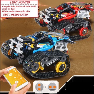 Technic Mould king 13032 Bộ lắp ráp Xe đua địa hình bánh xích điều khiển từ xa ( có thể tải APP về ĐT )