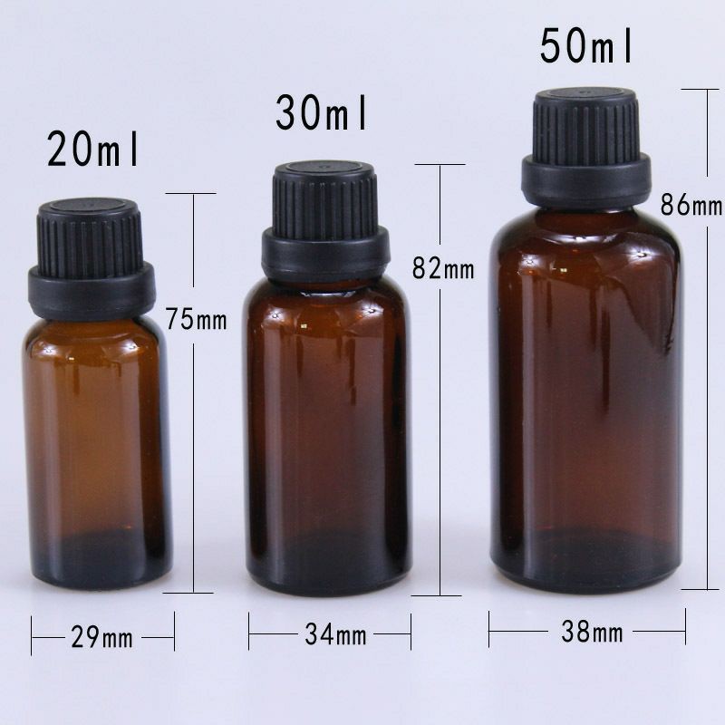 [5ml/10ml] Chai lọ đựng tinh dầu thủy tinh nắp vặn đen chiết serum