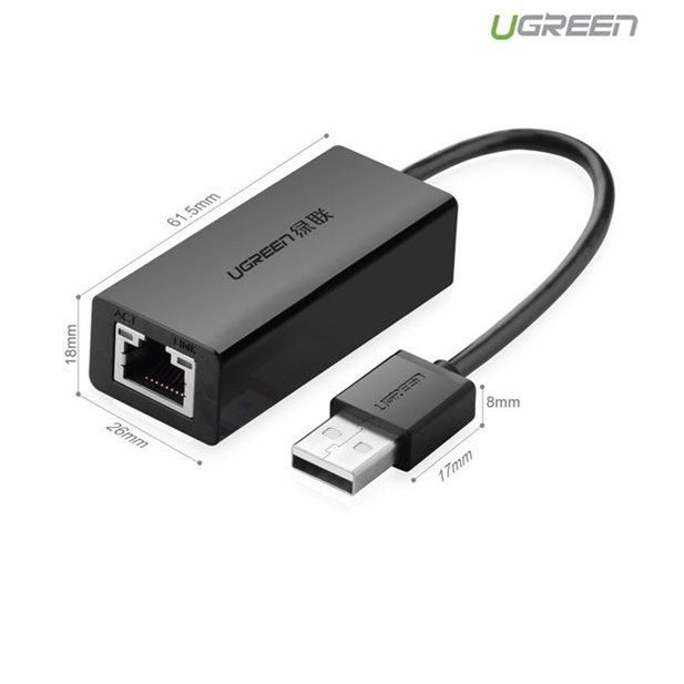 USB to LAN 10/100Mbps Ugreen 20254 | BigBuy360 - bigbuy360.vn