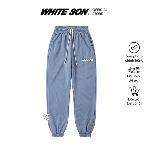 SWEATPANTS LOGO PEARL BLUE