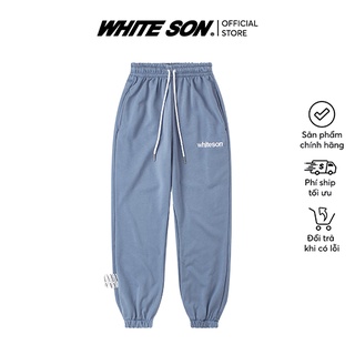 Sweatpants logo pearl blue